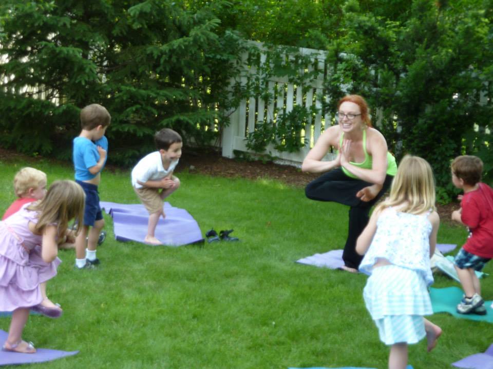 Soothing yoga for families