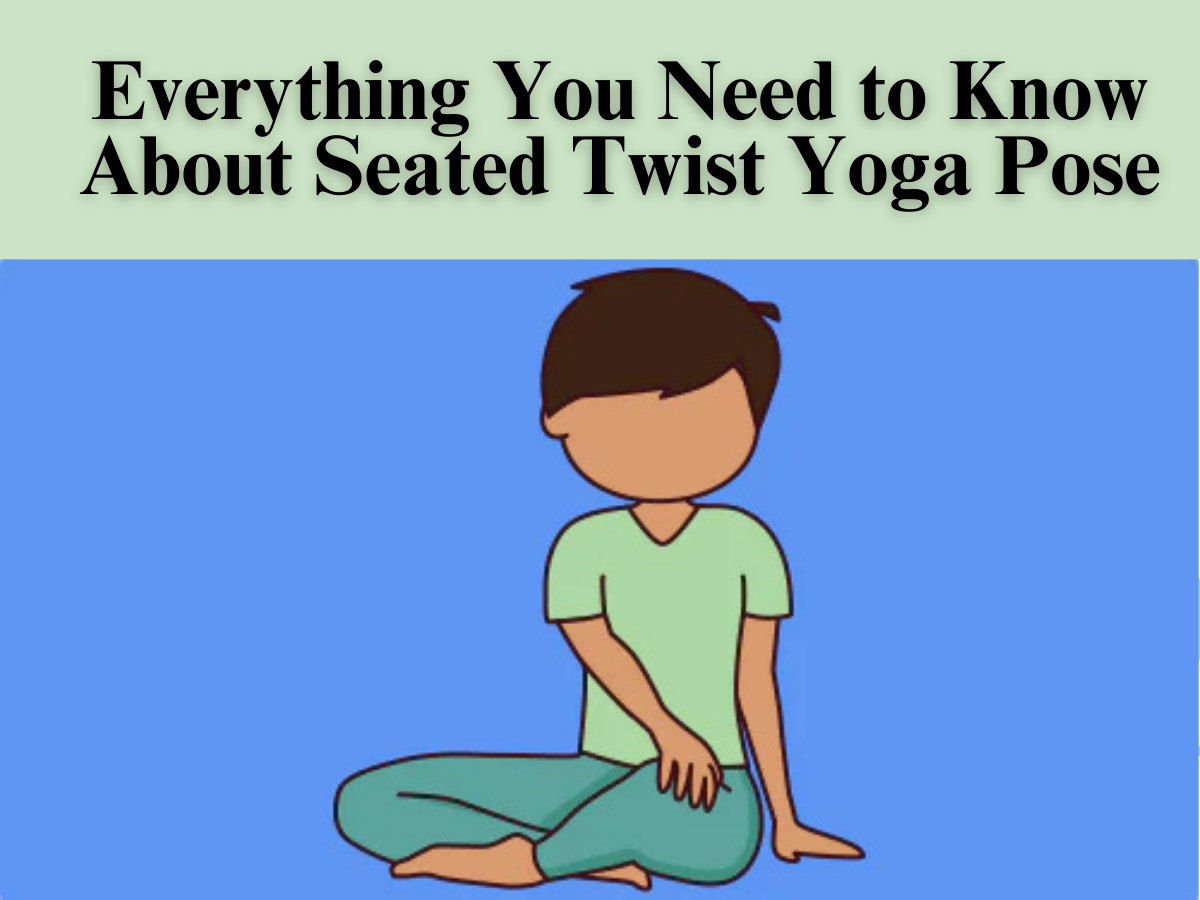Seated Twist Yoga Pose
