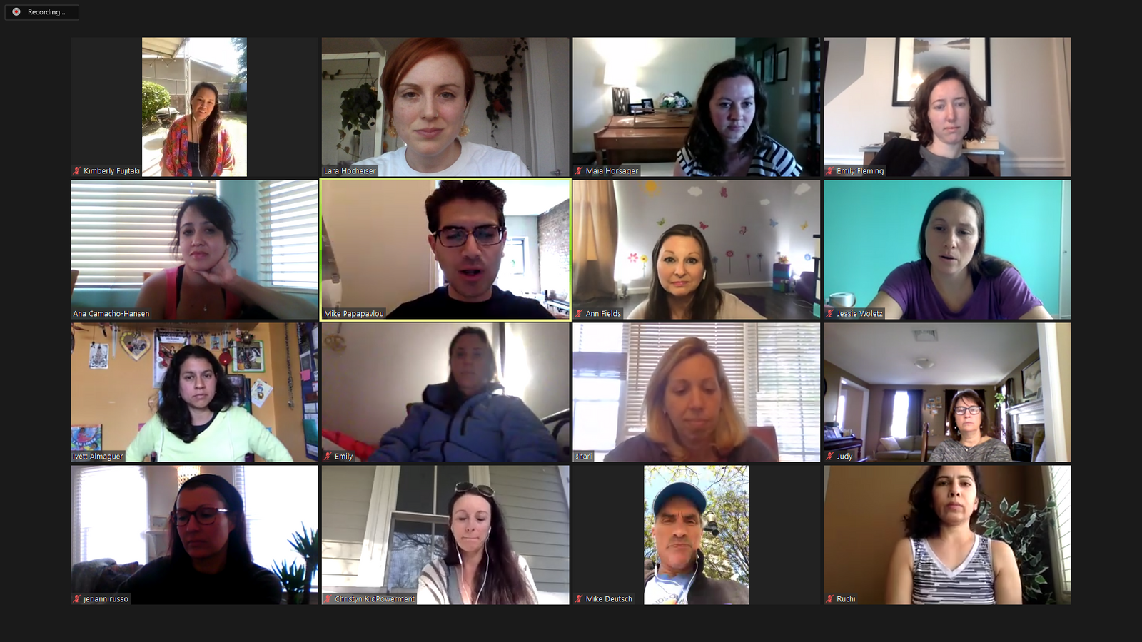 Online kids yoga leadership