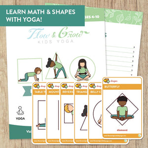 Learn math & Shapes with yoga