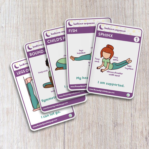 Yoga Cards for Mindful Bedtime