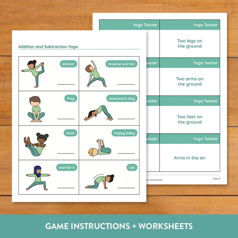 Yoga game instruction