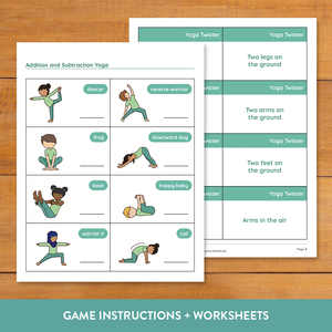 Yoga game instruction