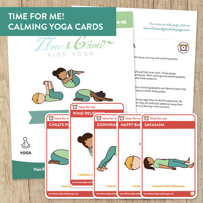 Time for Me Yoga Cards for Kids.