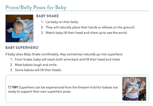 Infant yoga and caregiver self-care manual