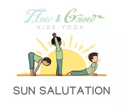 Children's sun salutation sequence