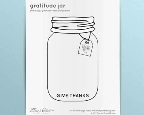 Gratitude Jar Printable for Kids: Nurturing Positivity and Mindfulness