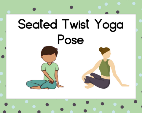 Seated Twist Yoga Pose