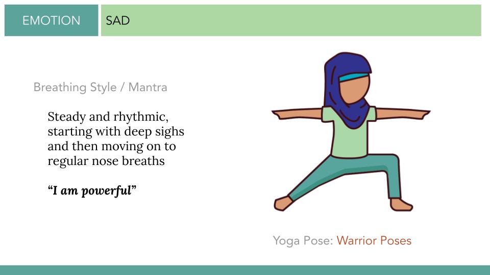 Warrior Yoga Pose for social emotional learning