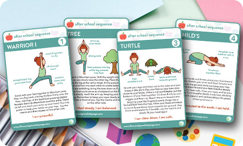 Free Yoga Cards: After School Sequence