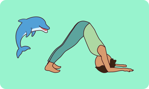 Yoga Poses for Kids: Dolphin