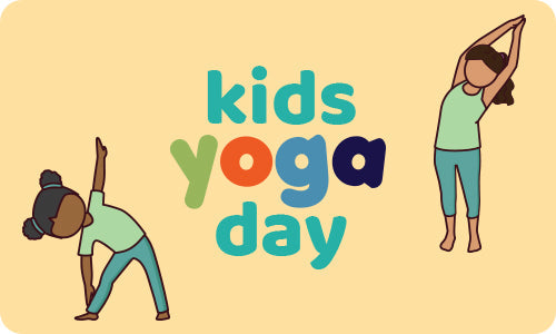 Kids yoga day poster