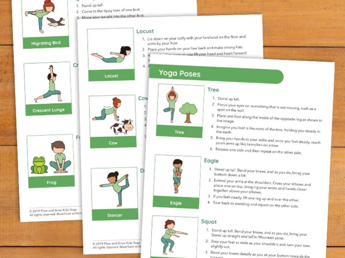 Printable Yoga Poses for Better Flexibility: A Simple Guide