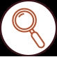 check in - a magnifying glass is depicted