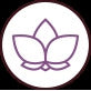 relaxation logo - lotus flower