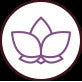 relaxation logo - lotus flower
