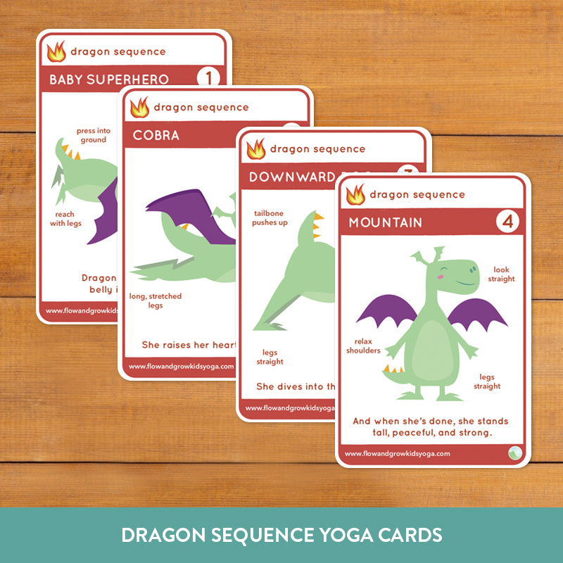 Dragon Yoga Cards for Kids