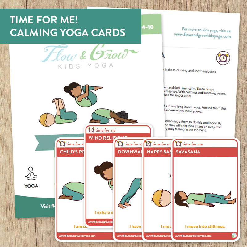 Bundle- Three sets of Kids Yoga Pose Cards (128 poses!)
