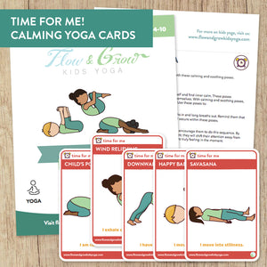 Calming Yoga Cards for Kids