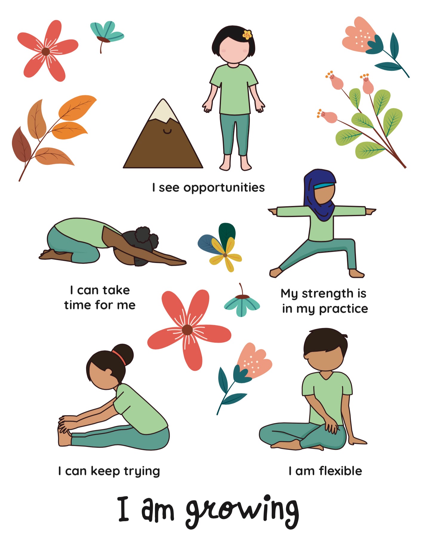 I am Growing Poster