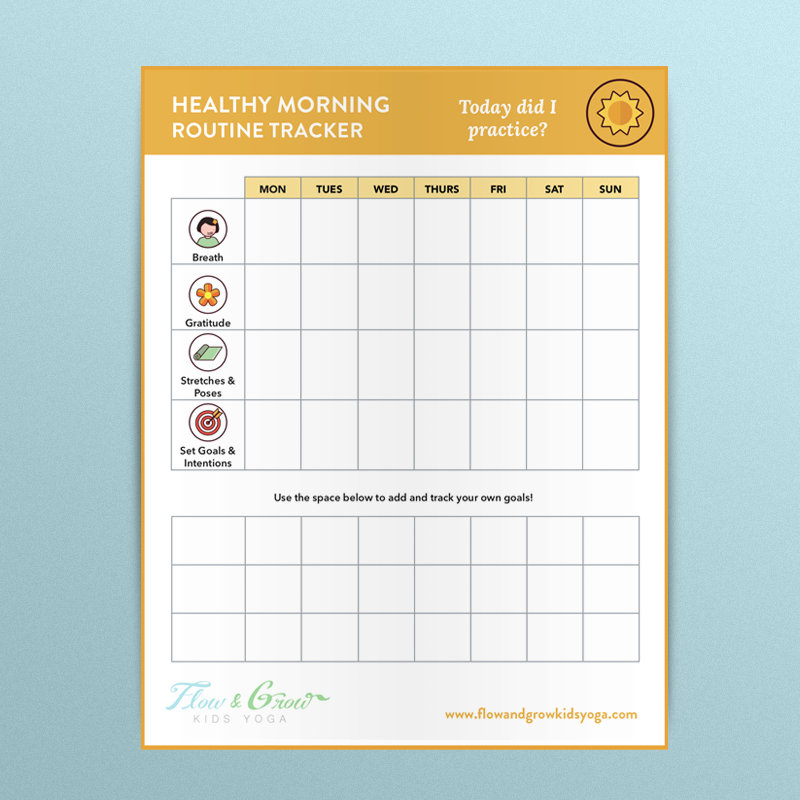 Healthy Morning Routine Tracker