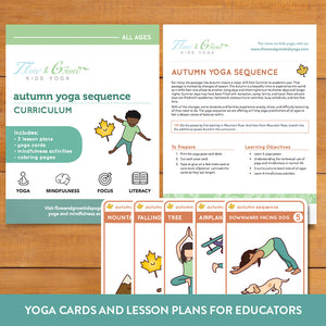 Autumn Sequence Yoga Cards