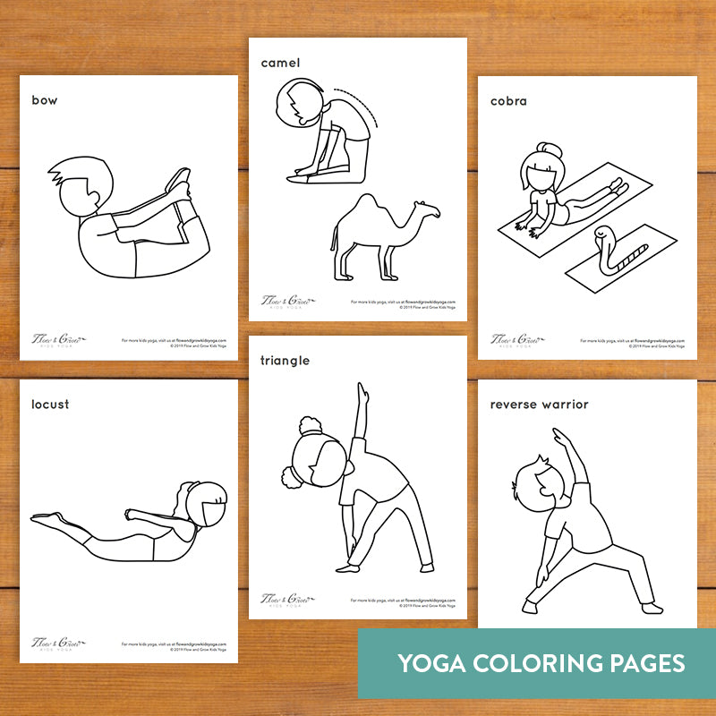 Yoga Coloring pages