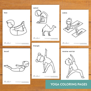 Yoga Coloring pages