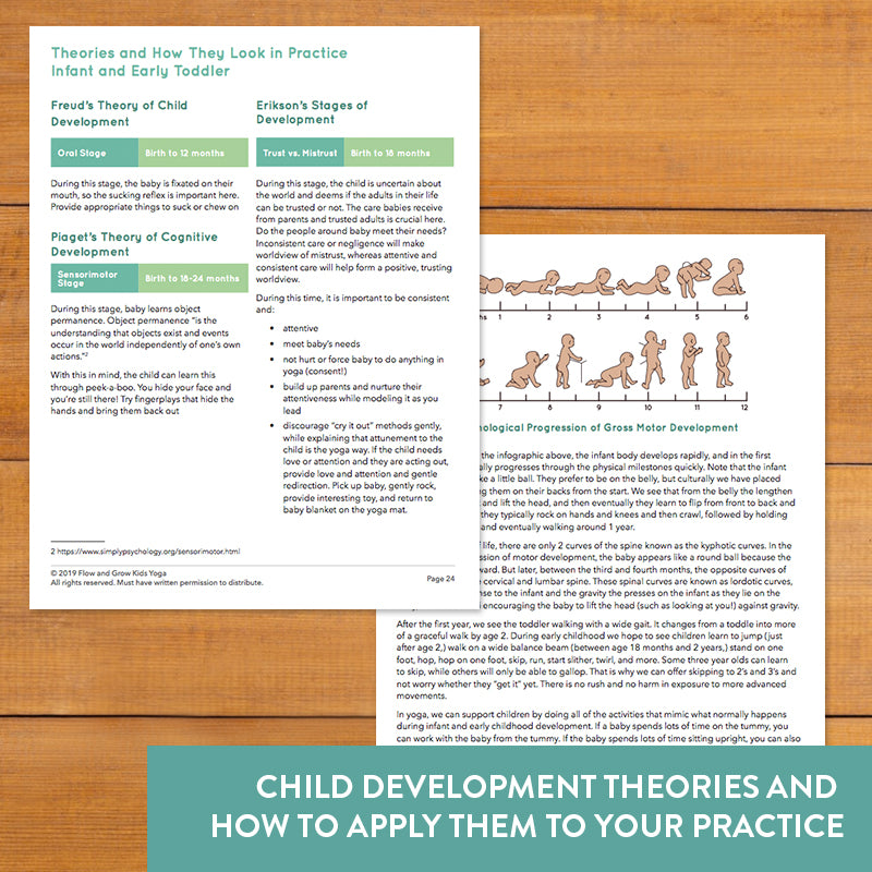 Child development theories and human development. baby yoga manual