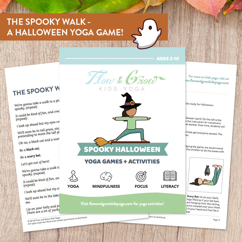 Spooky Halloween : Yoga Games and Activities for kids