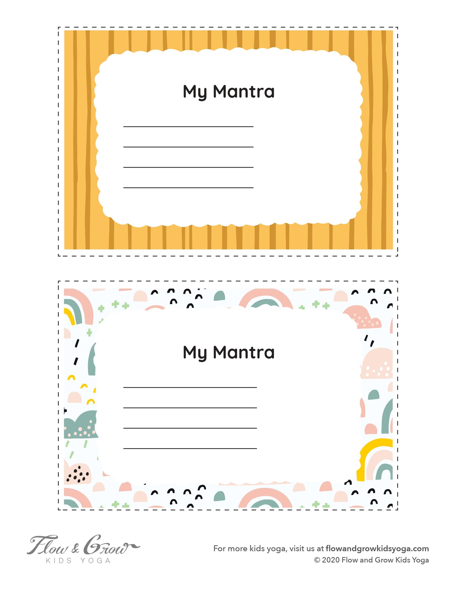 Yoga and Mindfulness Activity Pack