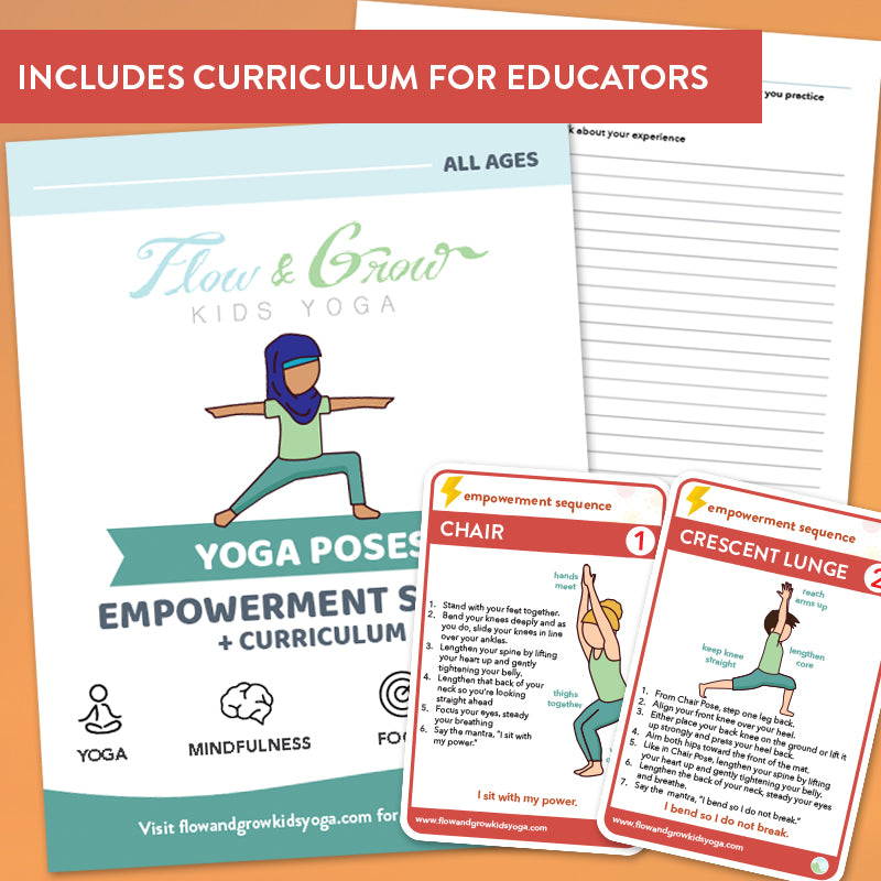 Empowerment Sequence Yoga Cards and Lesson Plans