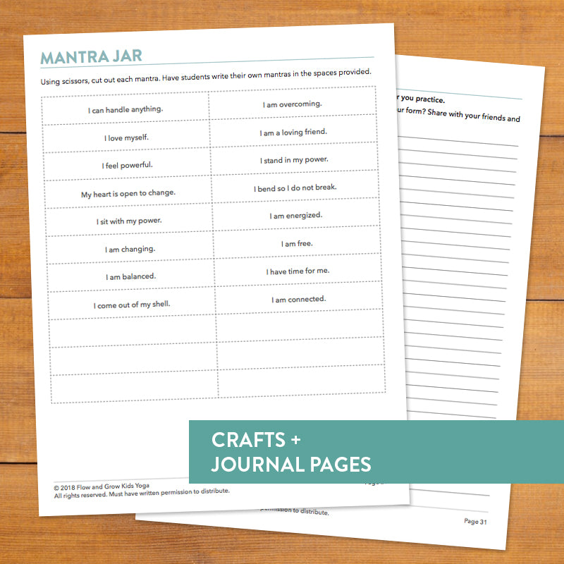 mantra activity for kids -  mantra jar