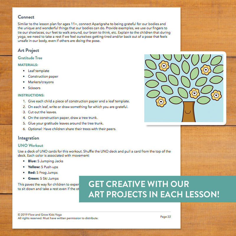 Art Project in each lesson